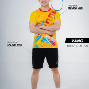 Bộ Đồ Thể Thao Nam Zinex Z100 Màu Vàng Năng Động