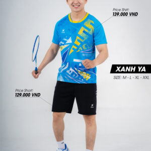 Bộ Đồ Thể Thao Nam Zinex Z100 Màu Xanh Ya Năng Động