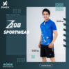 Z200 Sportwear Nam - Màu Xanh Dương Năng Động