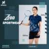 Z200 Sportwear Navy – Bộ đồ thể thao unisex màu xanh navy hiện đại