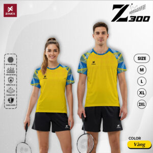 Áo cầu lông ZINEX Z300 - Màu vàng chanh năng động