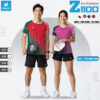 Áo Pickleball Z1100 - Tím Than Hồng Năng Động Cho Nam & Nữ